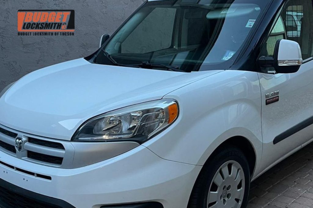 Mobile locksmith service van in Tucson Arizona