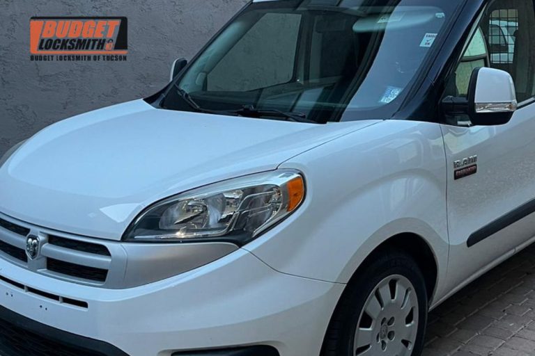 Mobile locksmith service van in Tucson Arizona