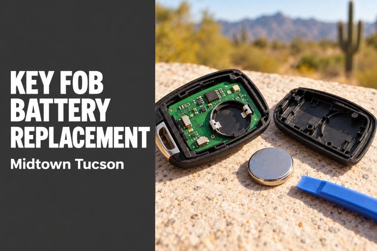 Key fob battery replacement in Midtown Tucson