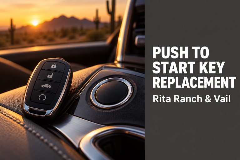 Push to start key replacement in Rita Ranch and Vail