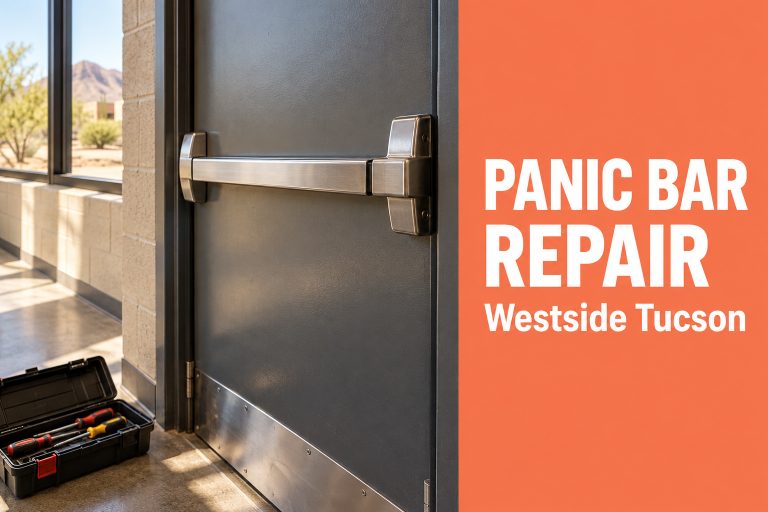Panic bar repair in Westside Tucson