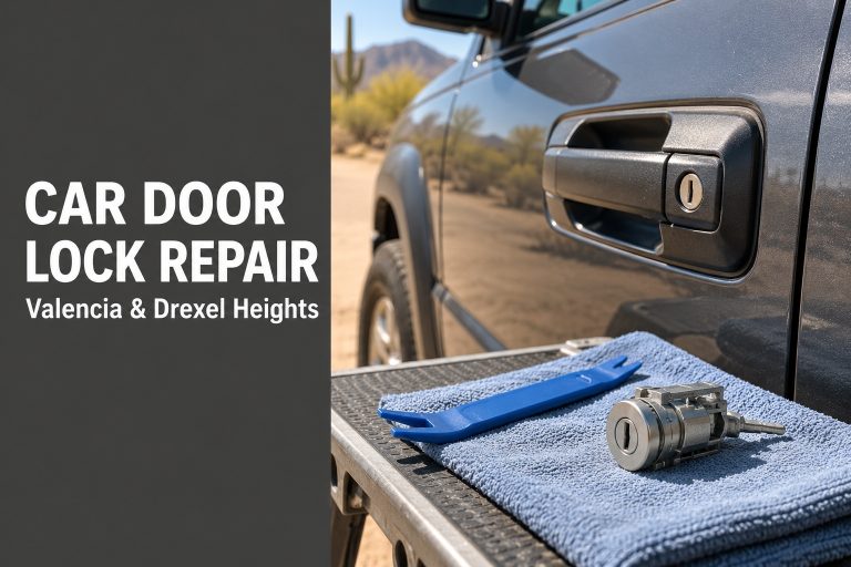 Car door lock repair in Valencia and Drexel Heights